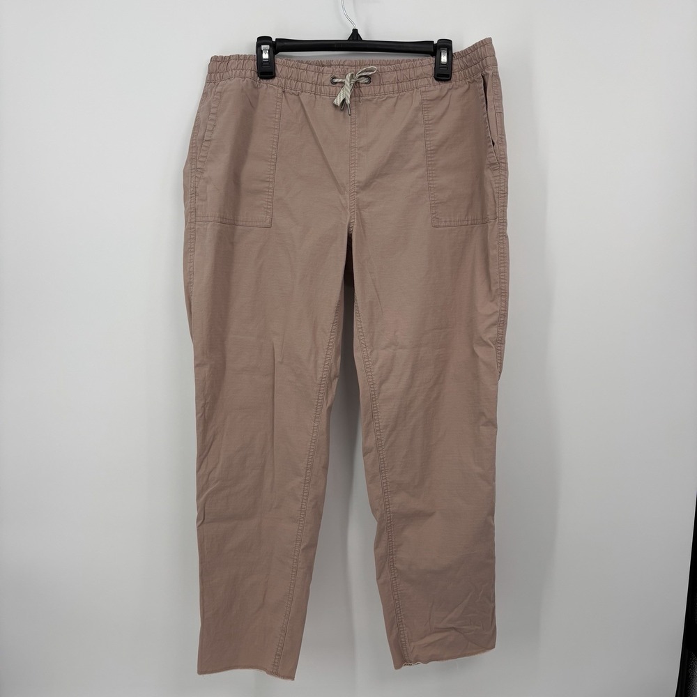 Vuori Ripstop Pants Womens XL Mauve Pink Pull On Drawstring Hiking Outdoor